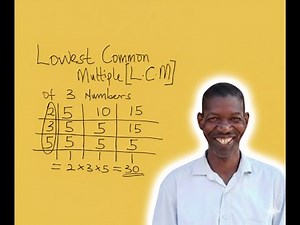 How to find Lowest Common Multiple (LCM)--Step by step