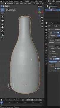 Create a Bottle in Blender using Spin Tool
