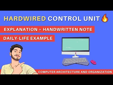 Hardwired Control in Computer Architecture | COA | CSA | Introduction🔥😀