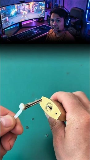 DIY Extract a Broken Key with a Snap Rivet #shorts