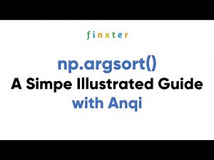 np.argsort() — A Simpe Illustrated Guide