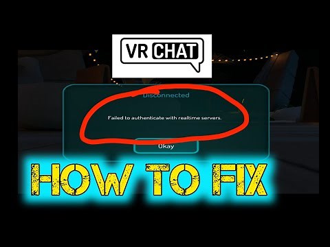 How To Fix VRChat Failed to authenticate with realtime servers | VRChat App servers down