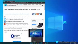 How to find out Application Process ID on Windows 11