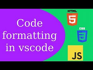 Auto code formatting in vscode || How to do formatting of HTML, CSS and Javascript code