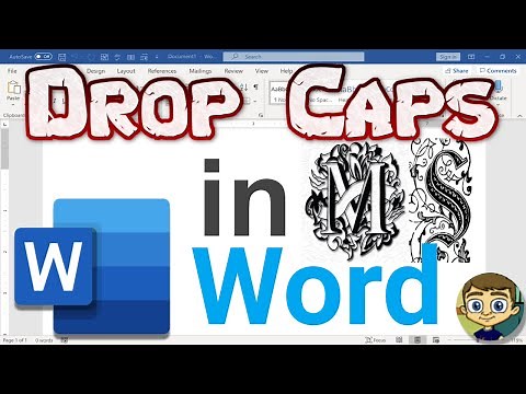 Using Drop Caps in Microsoft Word