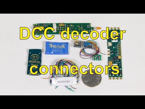 DCC 101, Common DCC decoder connectors (51)