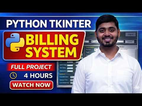 Build a Complete Retail Billing System in Python Tkinter | Step-by-Step Tutorial