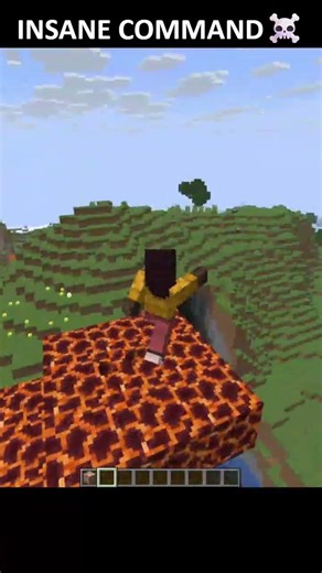 Insane Command For Magma Floor I RUN OR DIE 💀#minecraft