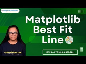How to Plot Best Fit Line in Matplotlib in Python | Plot Best Fit Line in Matplotlib