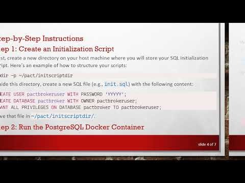 How to Successfully Connect to a Running Postgres Database Docker Container and Execute DDL Commands