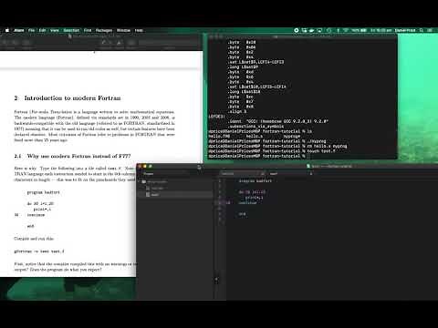 Fortran 90 beginners tutorial - Part I - hello world, programs and modules