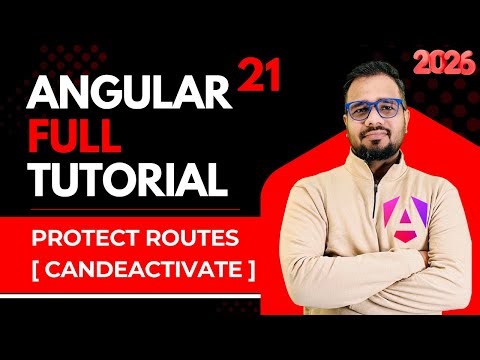 Angular 21 Tutorial in Hindi #45 | Prevent Page Leave - CanDeactivate Guard