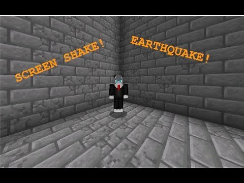 Earthquake Screen Shake Minecraft Java Tutorial