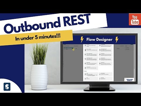 ServiceNow Flow Designer REST | Outbound REST in under 5 minutes ?!? | Integration Hub