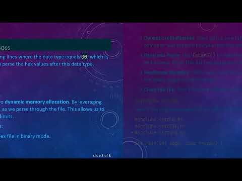 Reading and Storing Large Hex File Data Using C Language