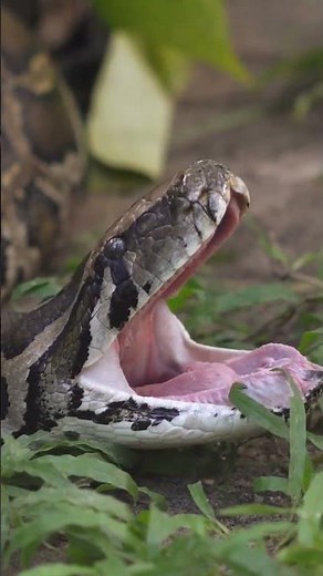 Python Opens Its Mouth HUGE! 🐍 | Amazing Snake Facts for Kids