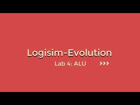Logisim Evolution Lab04: ALU