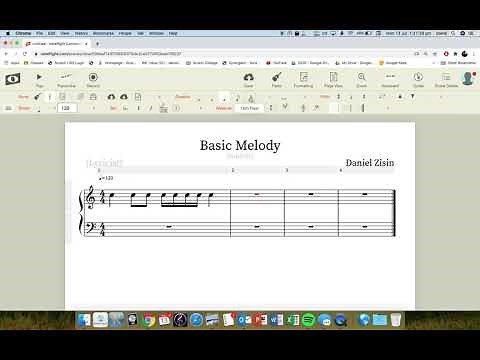 Creating Basic Melodies with Noteflight