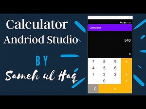 Simple calculator in Android Studio with Source Code