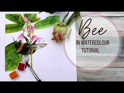PAINT A BEE THE EASY WAY