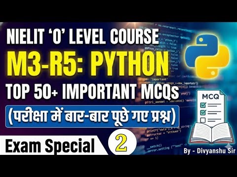 Top 50 Python MCQs For O Level M3 R5 2025