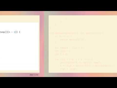 How to Calculate the Determinant of an N x N Matrix in C