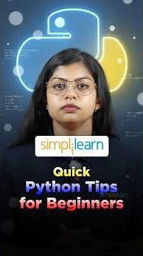 🔥Quick Python Tips for Beginners | Boost Your Coding Skills! #shorts #simplilearn