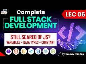 Learn JavaScript Variables, Data Types & Constants | Complete Guide