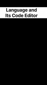 5.1K views · 1.7K reactions | Language & Its Best Code Editors ...