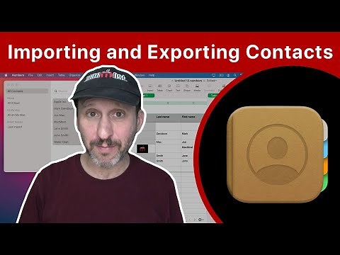 Importing and Exporting Contacts
