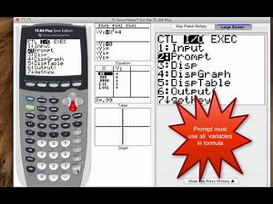 TI-84 Tutorial (Programming)