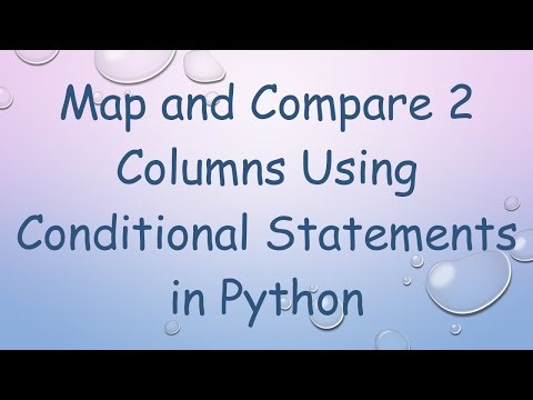 Map and Compare 2 Columns Using Conditional Statements in Python