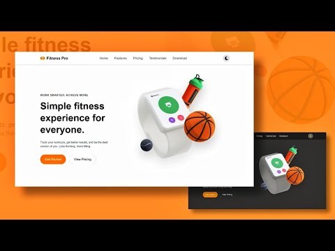 Build Animated Website using ReactJS, Tailwind CSS v4 | Beginner Tutorial