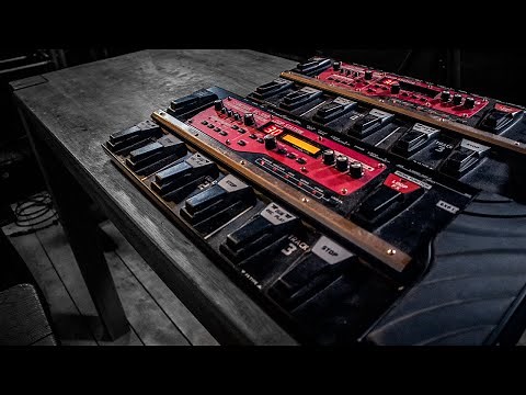 6 TRACK LOOP PEDAL!! Connecting TWO BOSS RC-300 Loop Stations via MIDI SYNC!! | Tutorial