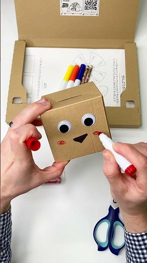 Myロボット工場OPEN！モーターで動くお絵かきロボット作ったよ🤖🎨 #探究学習