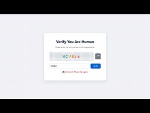🚀 Stop Bots! Create a Custom Text Captcha with HTML, CSS & JavaScript