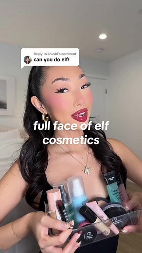 Full Face Makeup Using Elf Cosmetics Essentials