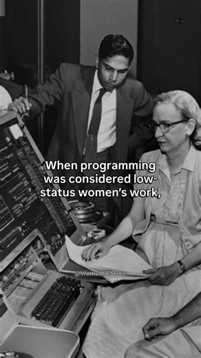 Women A story on Instagram: "Before programming was prestigious, it was treated like clerical labor. That’s when Elizabeth Holberton stepped in. Elizabeth “Betty” Holberton was one of the original computer programmers. She helped write the first software standards, shaped early programming languages, and co-founded one of the first computer companies run by women. Her team delivered results faster than giants like IBM. Not louder. Not flashier. Just smarter and earlier. At the time, women domina
