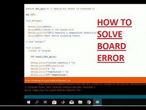 error compiling for board arduino