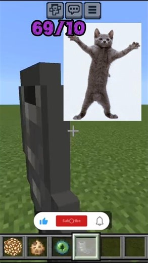 Minecraft: Which cat did it better?🤔||@Dracuuplayz #minecraft #shorts #youtubeshorts #viral