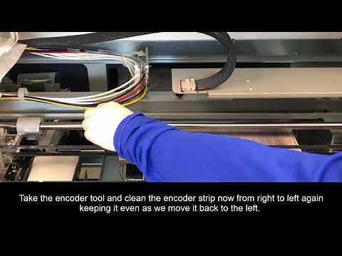 GT3 Maintenance - How to Perform the Encoder Strip Cleaning