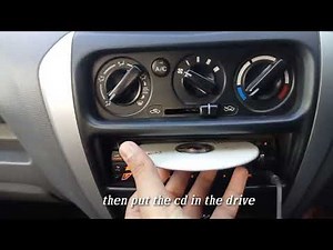 How to insert cd in Sony car stereo #cds #Omerga