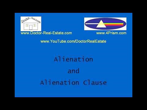 Real Estate Definition: Alienation