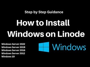 How to Install Windows on linode vps Servers | Step-by-Step Guide | Linode