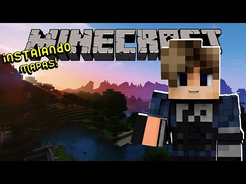 COMO INSTALAR MAPAS NO MINECRAFT WINDOWS 10!