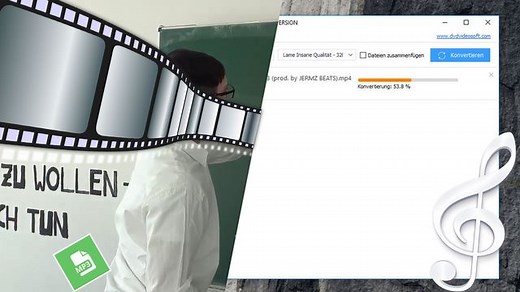Free Video to MP3 Converter - Audiospur aus Video ziehen
