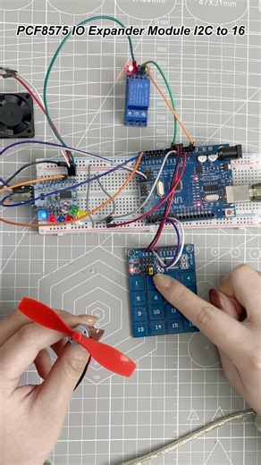 16-Ch Touch Smart,2 Modules Done. #arduino #diy#module #touchsensor #expander