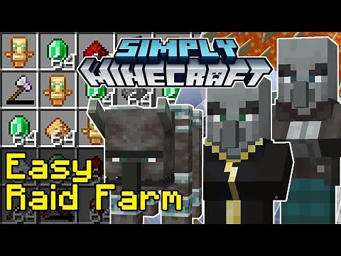 Easy Raid Farm Tutorial | Simply Minecraft (Java Edition 1.18/1.19)