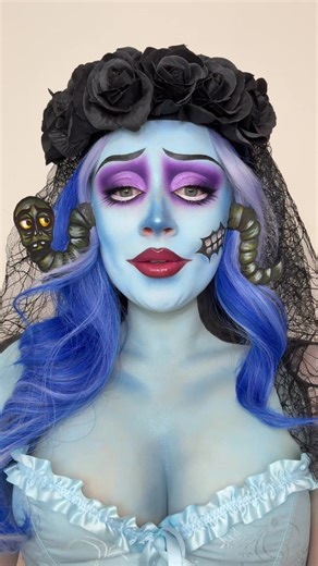 Stunning Corpse Bride Makeup Tutorial for Halloween