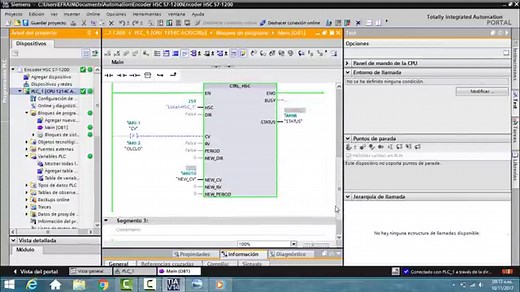 PLC S7 1200 "HSC" con ENCODER Incremental